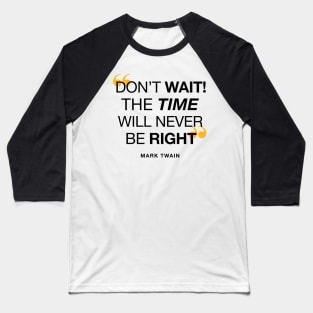 Time Baseball T-Shirt